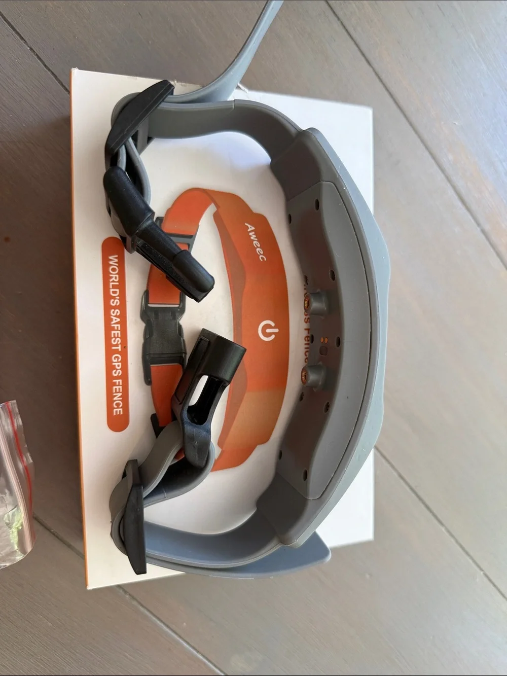 Gray 2-in-1 Smart GPS Wireless Fence & Dog Training Collar